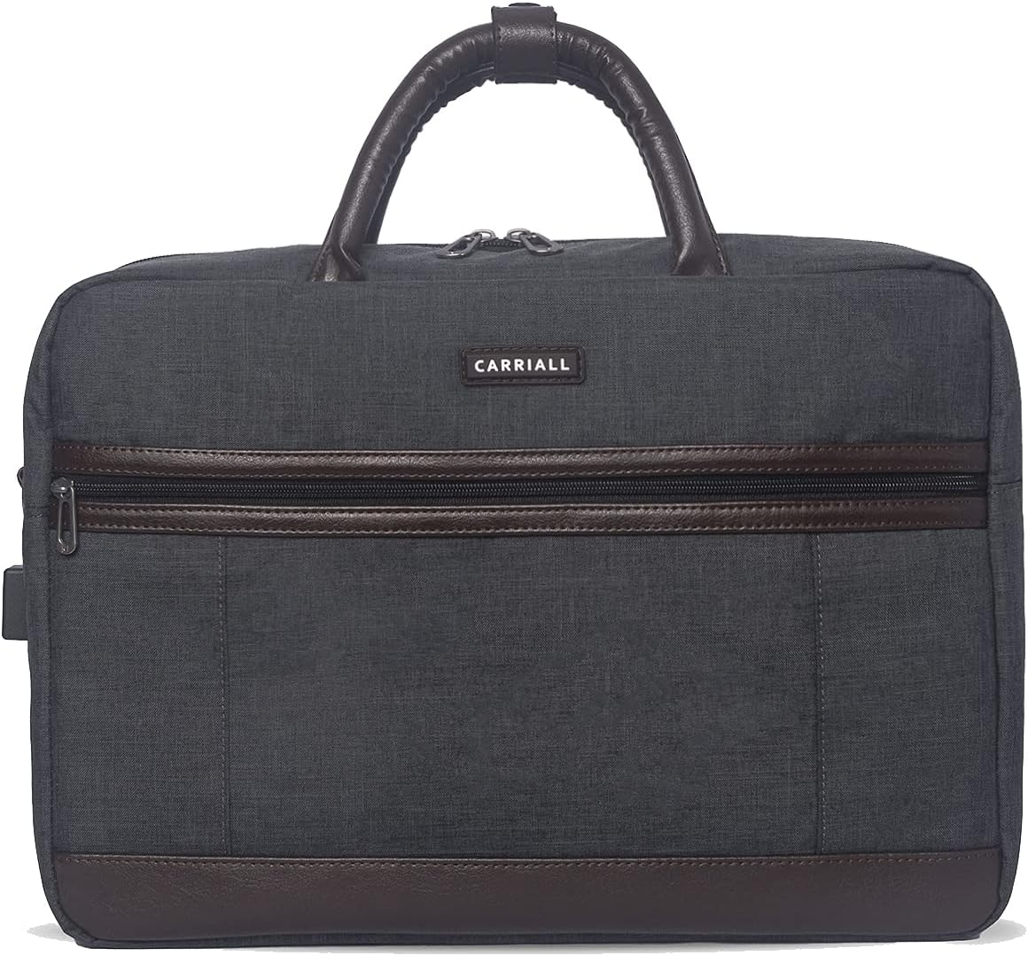 Carriall Estilo Laptop Messenger Bag | for Men & Women | Anti-Theft Technology | Laptop, iPhone & iPad Pockets | College, Work & Business