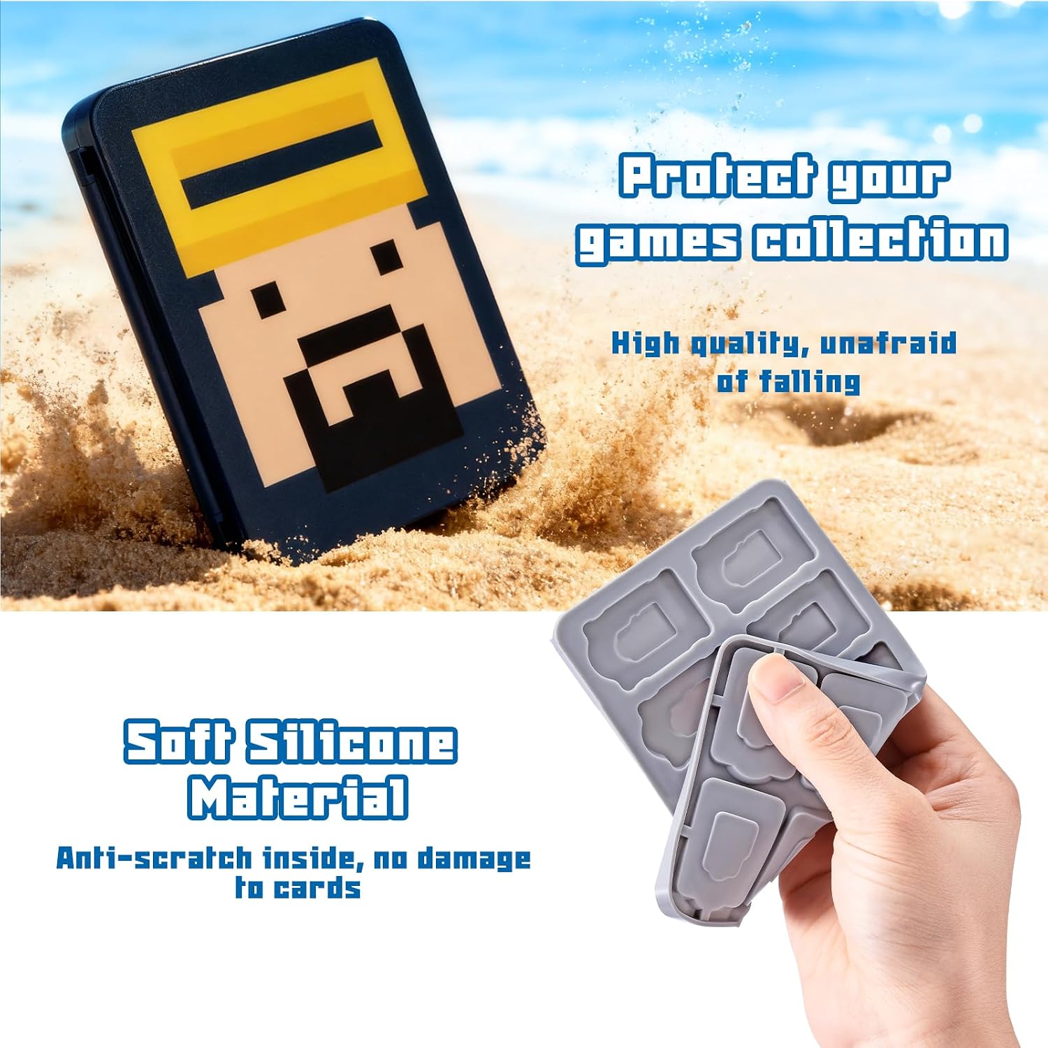 FUNLAB Switch 2 Accessories x Dave the Diver Switch 2 Pro Controller with Charging Dock, Controller Carrying Case, Switch 2 Slim Case, Game Holder and 4 Cute Thumb Grips Caps 8