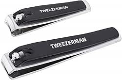 Tweezerman Combo Clipper Set Black/Stainless Steel