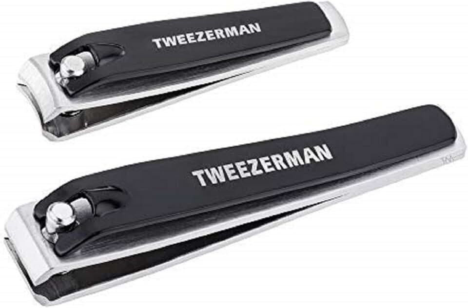 Tweezerman Stainless Steel Combo Set with Fingernail and Toenail Clippers ClimatePartner certified