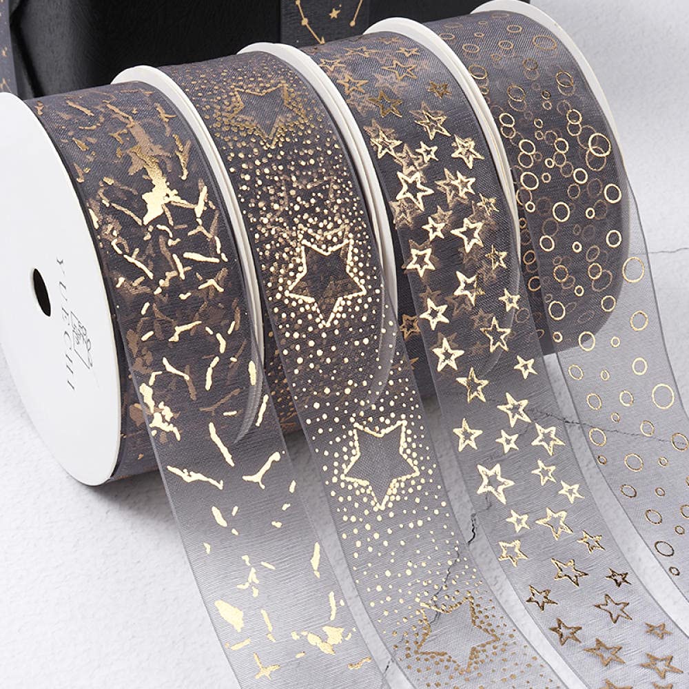 Ribbons For Gift Wrapping Ribbon For Fabric Satin Ribbons Kolor Pasek Urodziny Prezent Pakowanie Dekoracyjne Wstążka Tort Cup Ikona Handmade Diy Materiał Nadgarstek Wstążka-Bronzer.