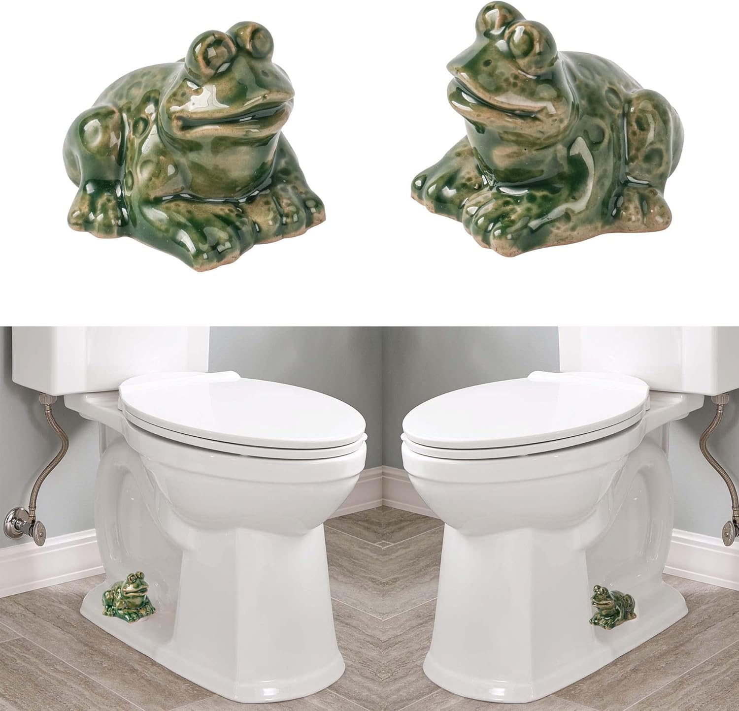Toilet Bolt Covers, Toilet Bolt Covers Decorative, Ceramic Cute Frog