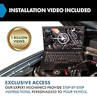 Vista 14 de TRQ Juego de 2 rodamientos de rueda trasera y conjunto de cubo con sensor ABS compatible con Ford Transit Connect 2014-2018