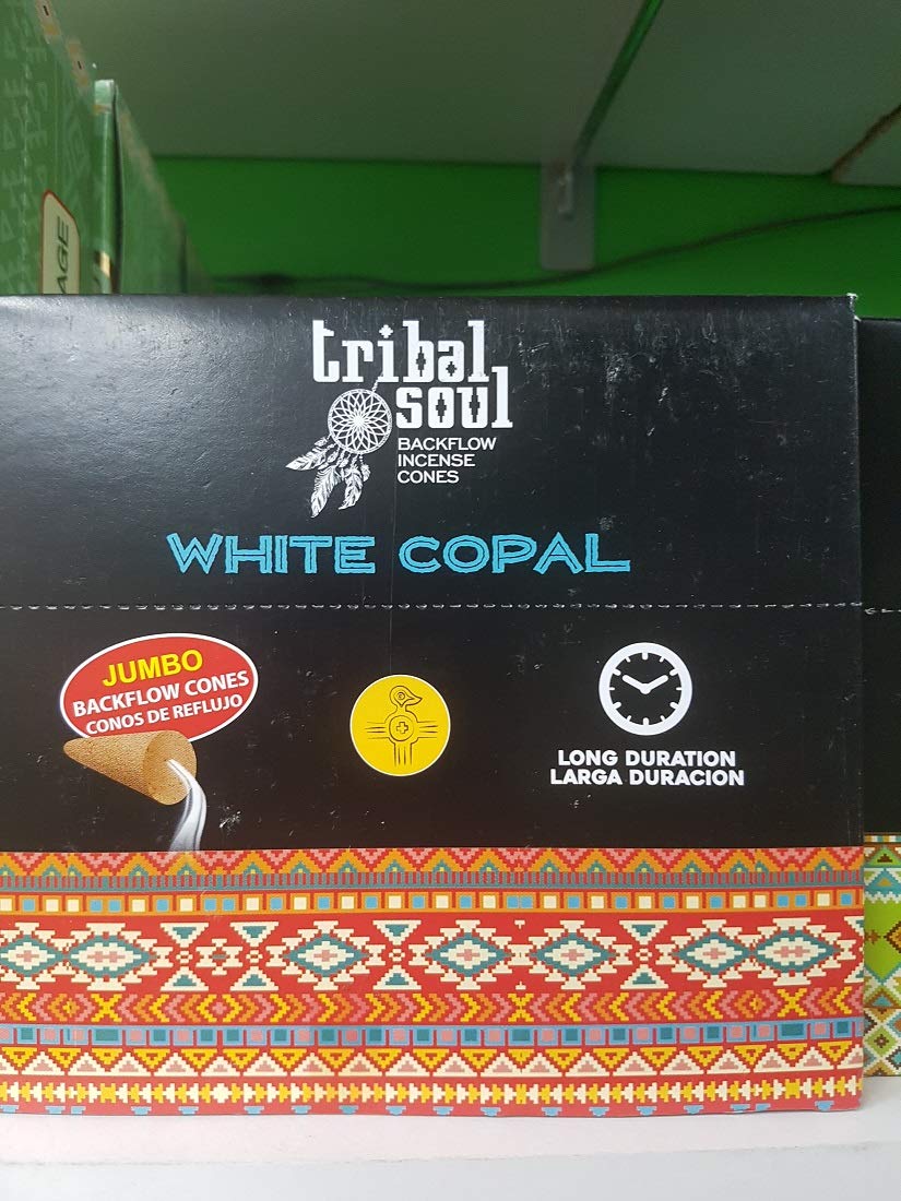 Hari Darshan Backflow Cones White Copal 12 x 10 Units