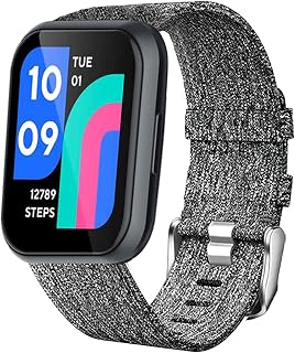 Compatible for Wyze Watch 47mm Band, Breathable Nylon Woven Fabric Replacement Accessory Strap Compatible for Wyze Watch 47mm Smartwatch