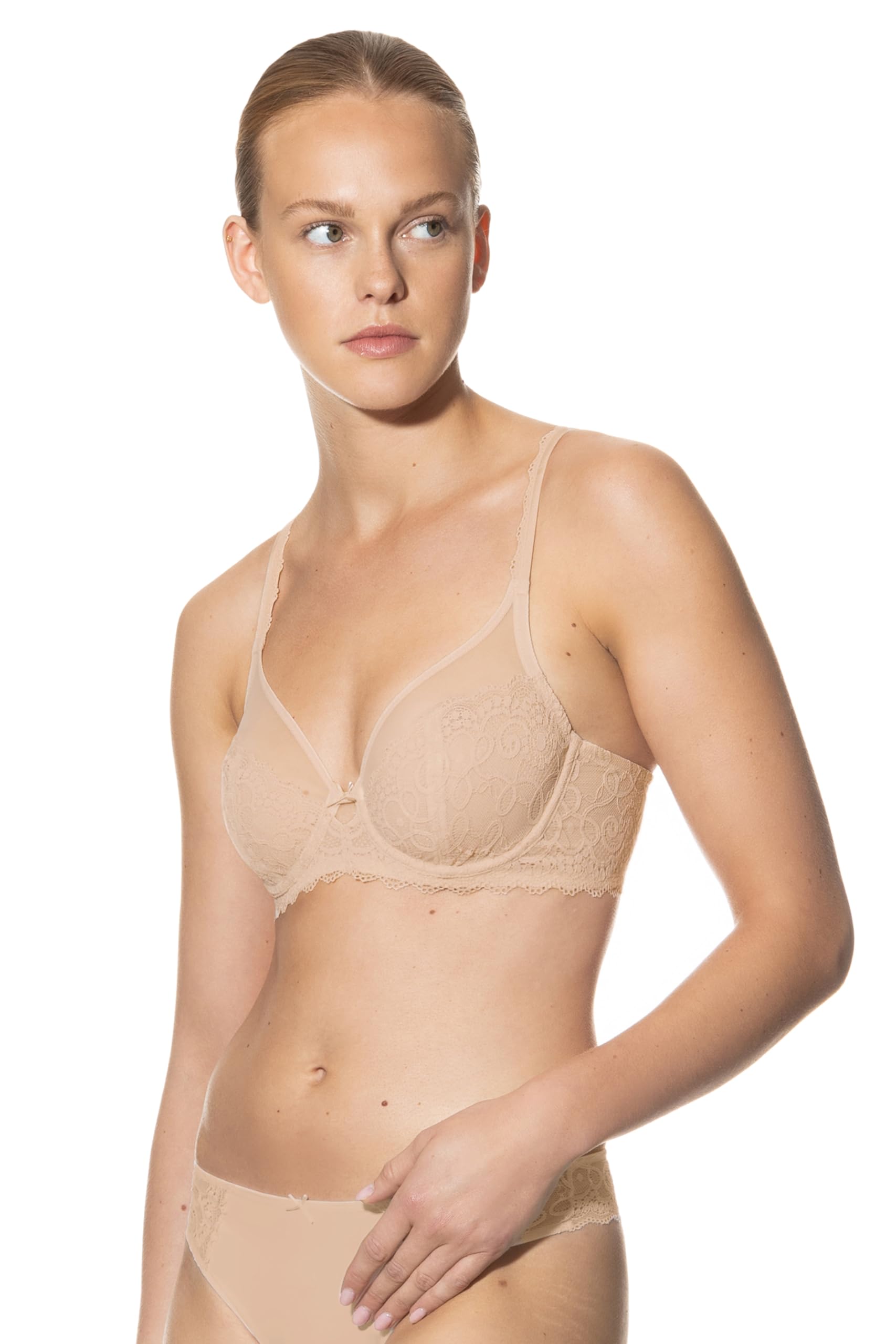 Mey Damen Bügel-BH - Genähter Cup sorgt für optimale Unterstützung - Serie Amorous - 74813