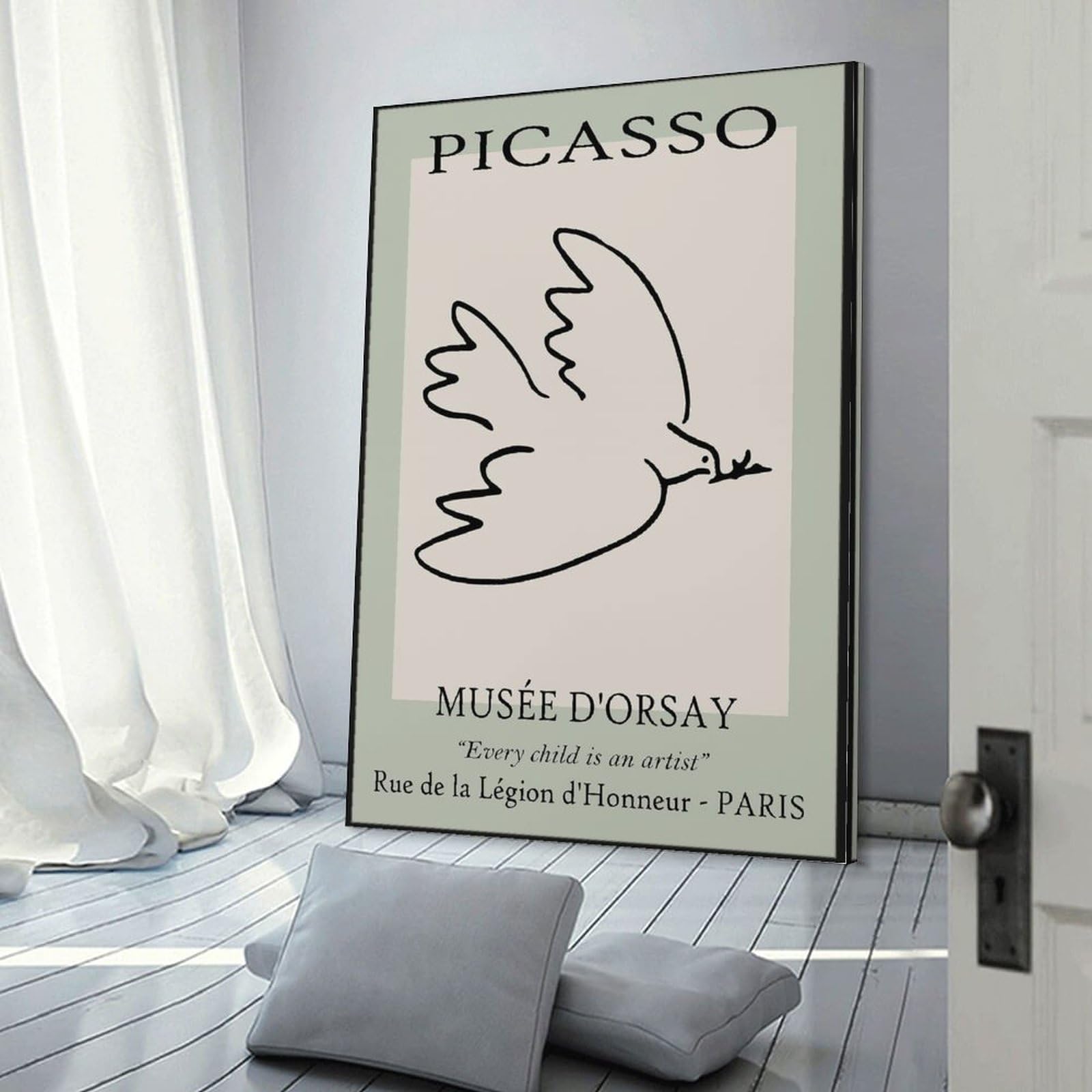 Amazon.co.jp: ピカソ 平和の鳩 ポスター 印刷 ポスター クール