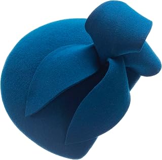 Womens Wool Felt Dressy 1950s Cocktail Pillbox Hat Wedding Bridal Beret Church Tea Party A621