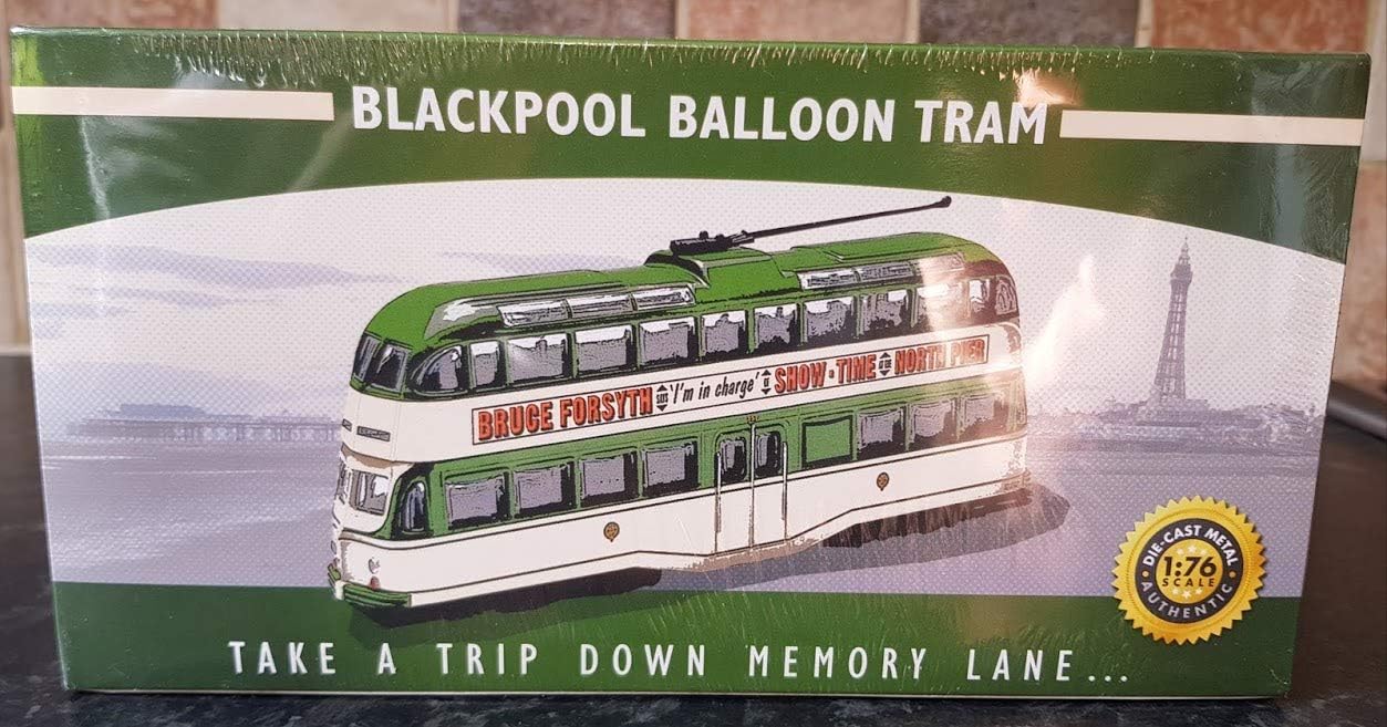 BLACKPOOL BALLOON MODEL TRAM 1:76 SCALE ATLAS OOC BUS BRUCE FORSYTH NORTH PIER K
