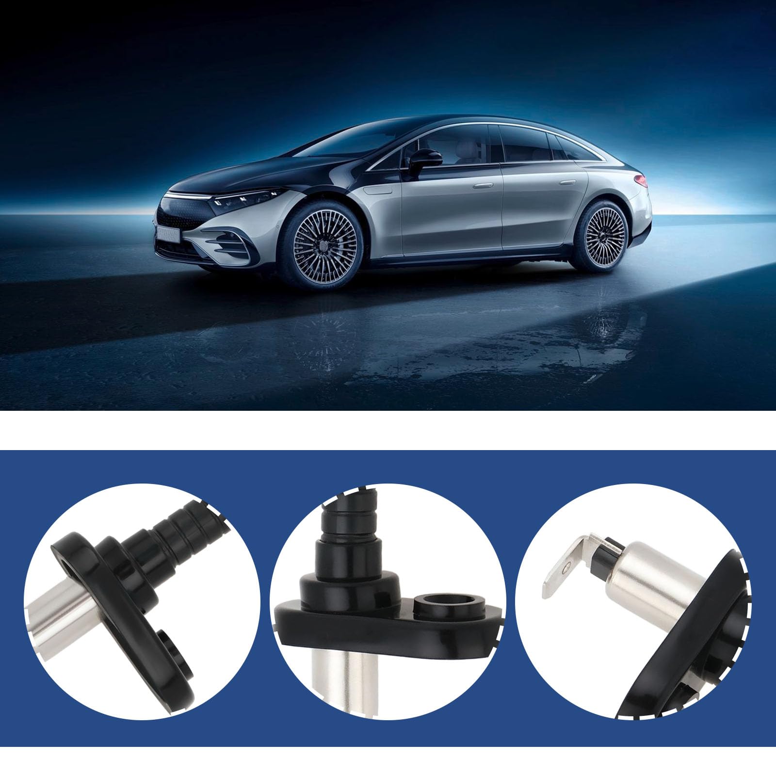 Interruttore Luce Porta Sensore Porta Allarme 20A 12V 52x35x4,4mm Nero Compatibile Honda Volkswagen Ford