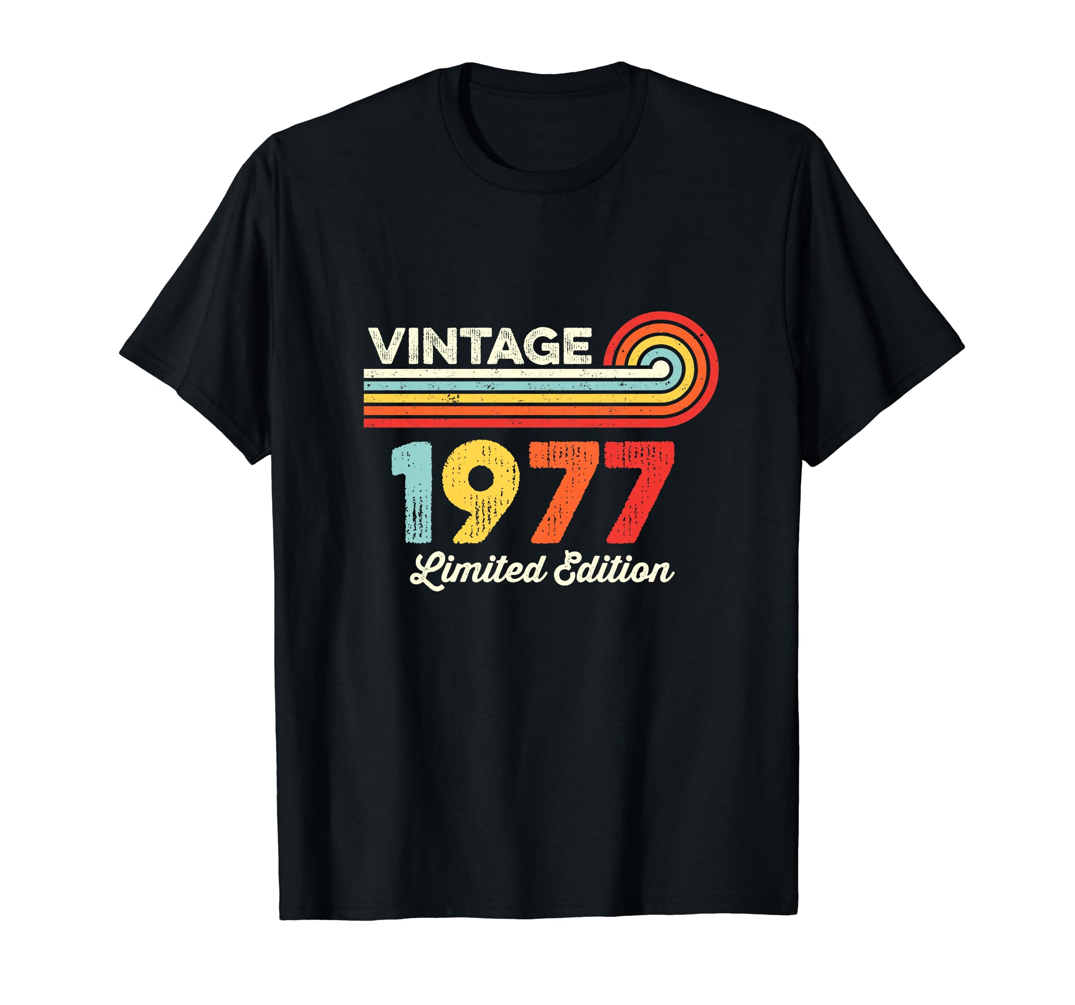 Vintage 1977 t shirts for Men & WomenVintage 1977 Birthday Limited Edition Men Women Born in 1977 T-Shirt