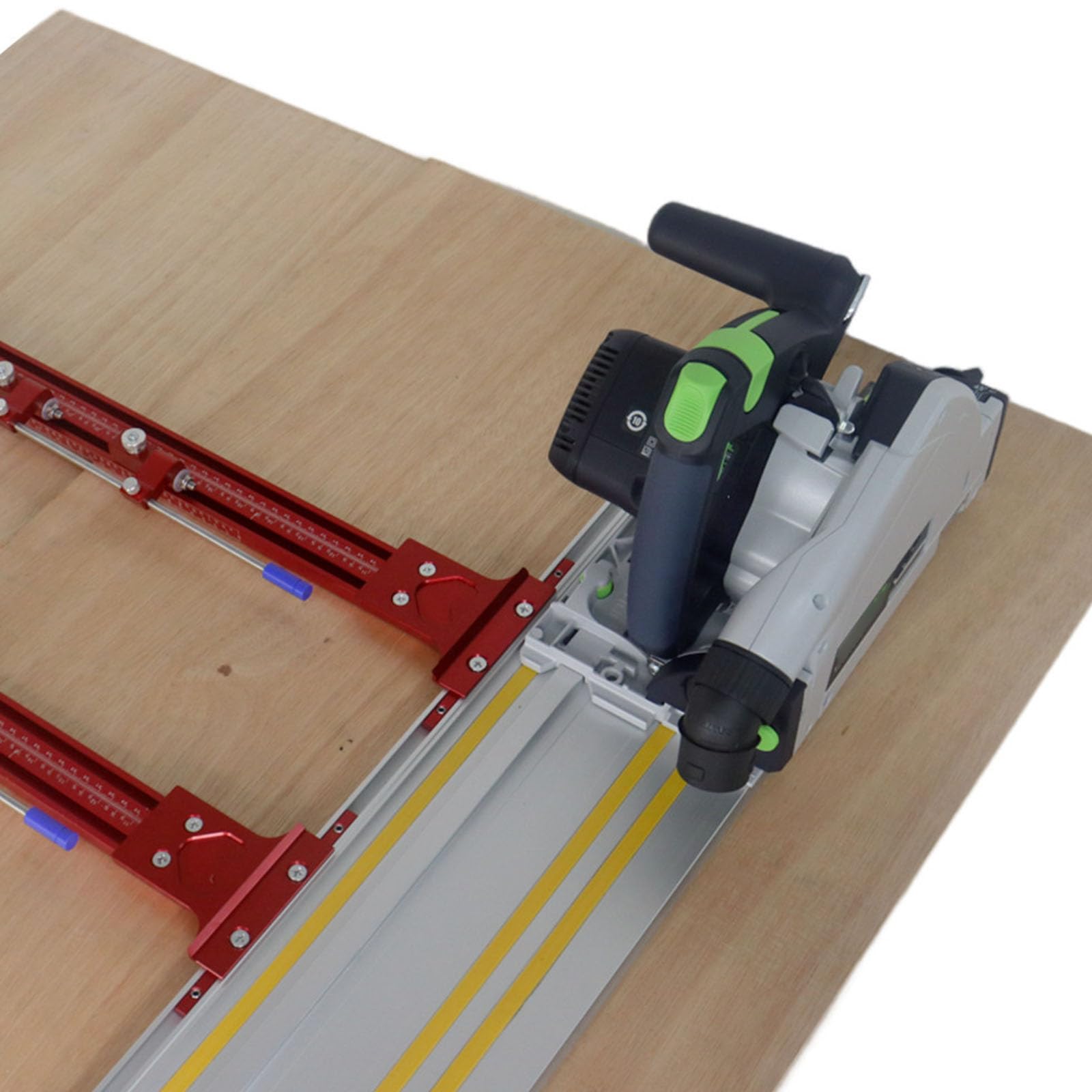 Precisions Woodworking Projects - Sistemas de rieles de guía de 600 mm, construcción sin problemas de corte recto para corte recto