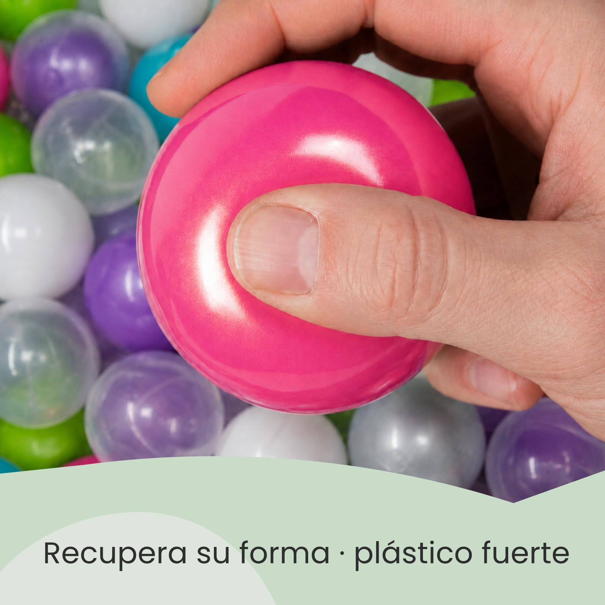 LittleTom 350 Bolas de Colores para Piscina de 5,5cm - Pelotas de Plástico para Niños y Adultos - Parque Infantil y Piscinas - 200 Unidades