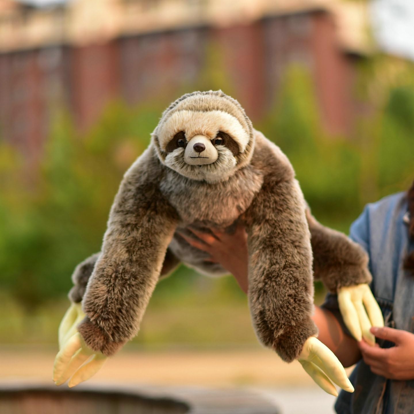 Grande peluche bradipo, animale di morbido e coccoloso