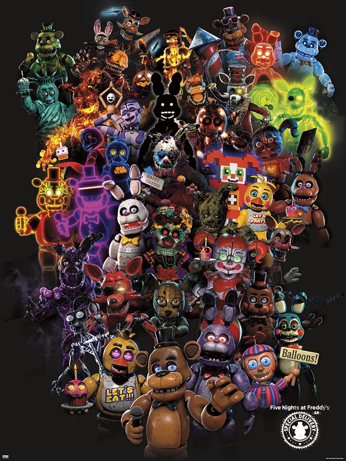 Amazon.com: Poster Mosaics - Five Nights At Freddy's Poster