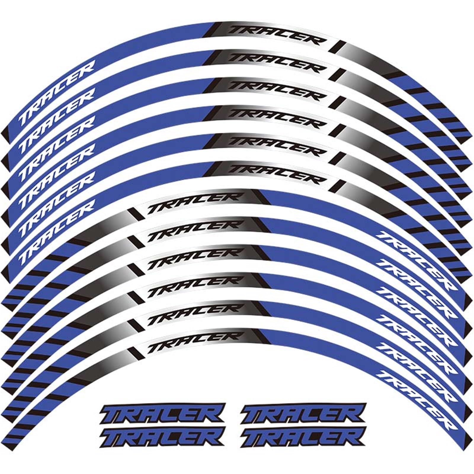 for Yamaha Tracer Motorcycle Reflective Tire Decals Wheels Moto Stickers Decoration Protection Rim Sticker