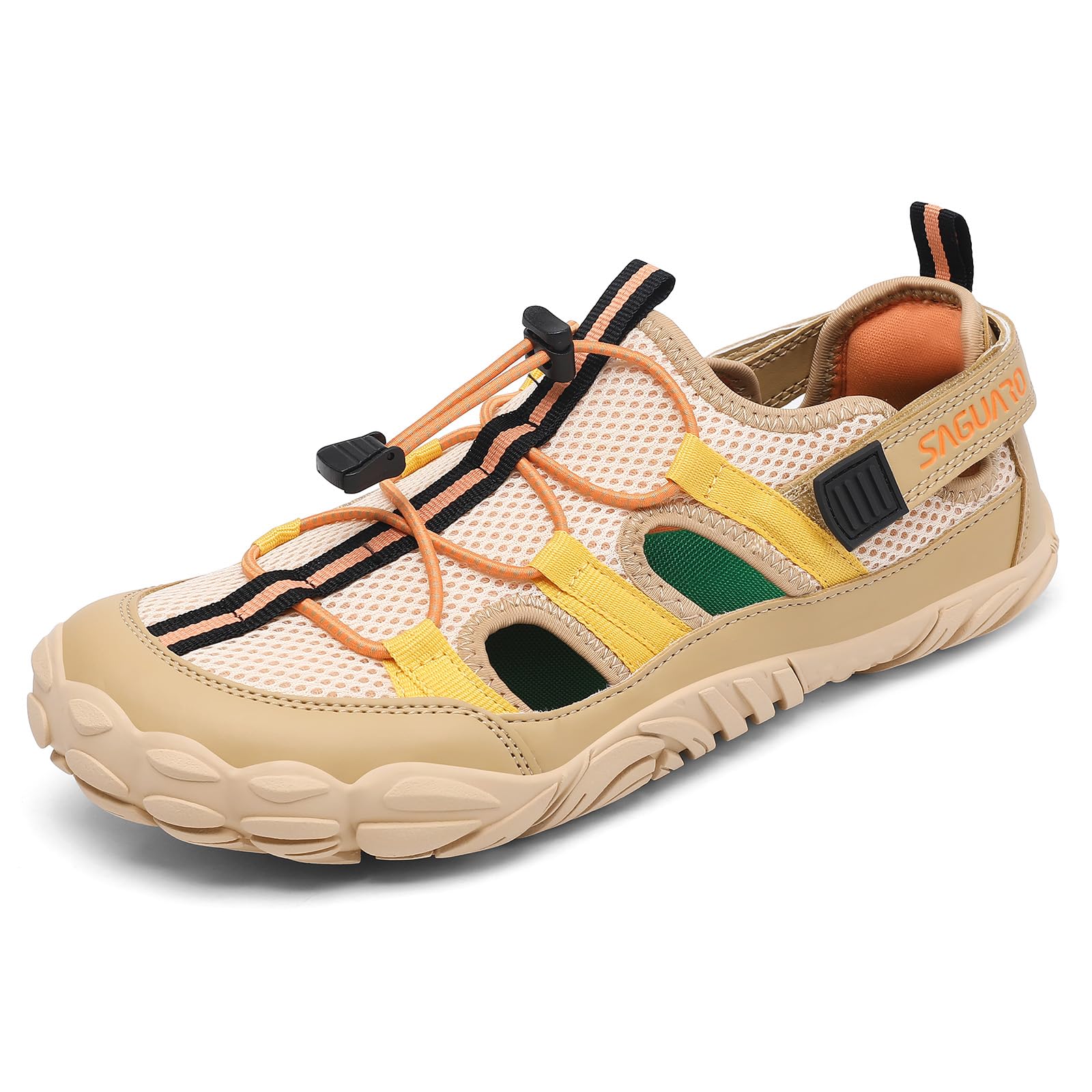 SAGUARO Unisex Sandali da Trekking Antiscivolo Estivi con Wide Toe Box e Suola a Zero Drop, Gr.36-48