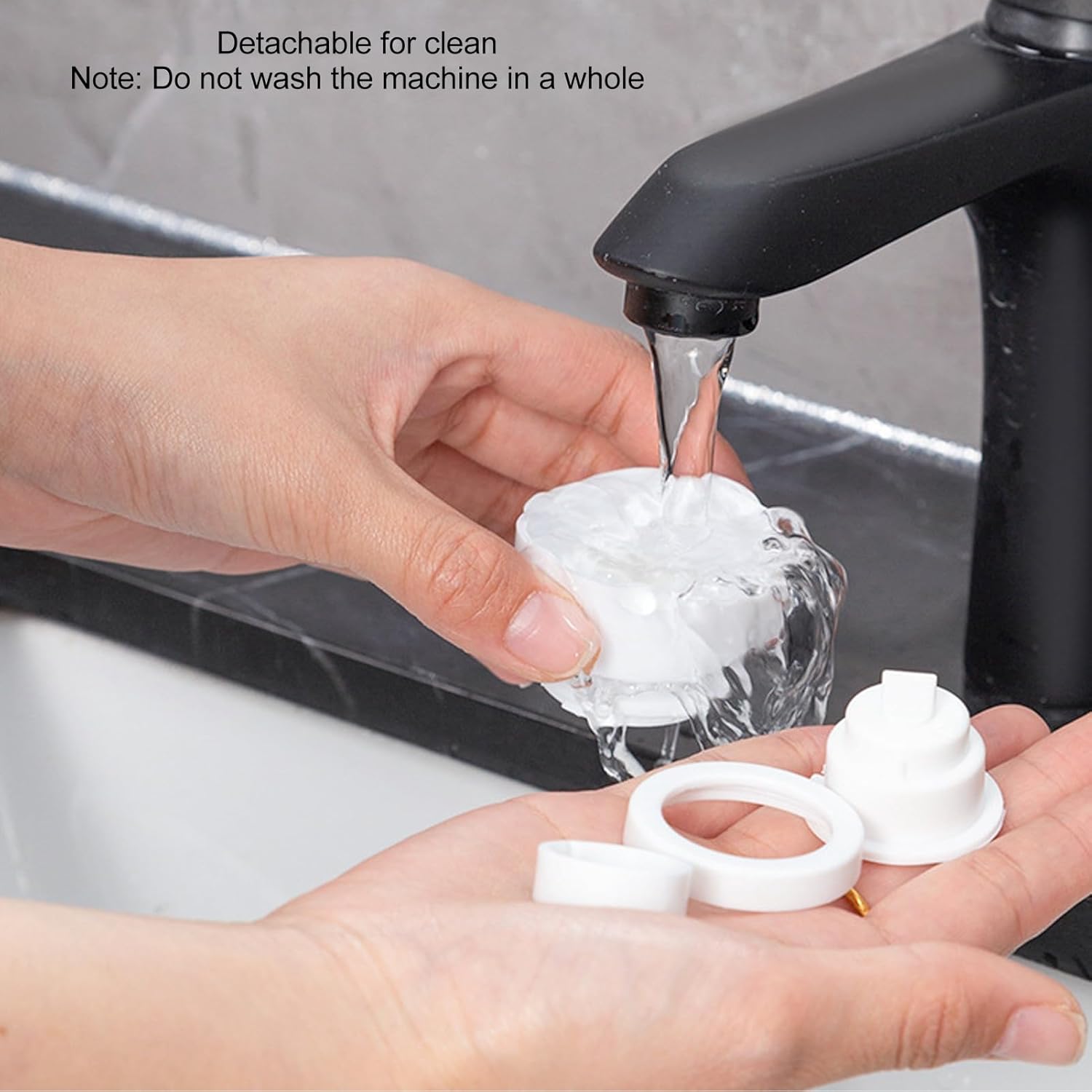 Electric Toothpaste Dispenser, Automatic Toothpaste Squeezer, Wall Mounted with 3 Toothbrush Slots and Holder, Smart Bathroom Accessories Stylish Decor (White)