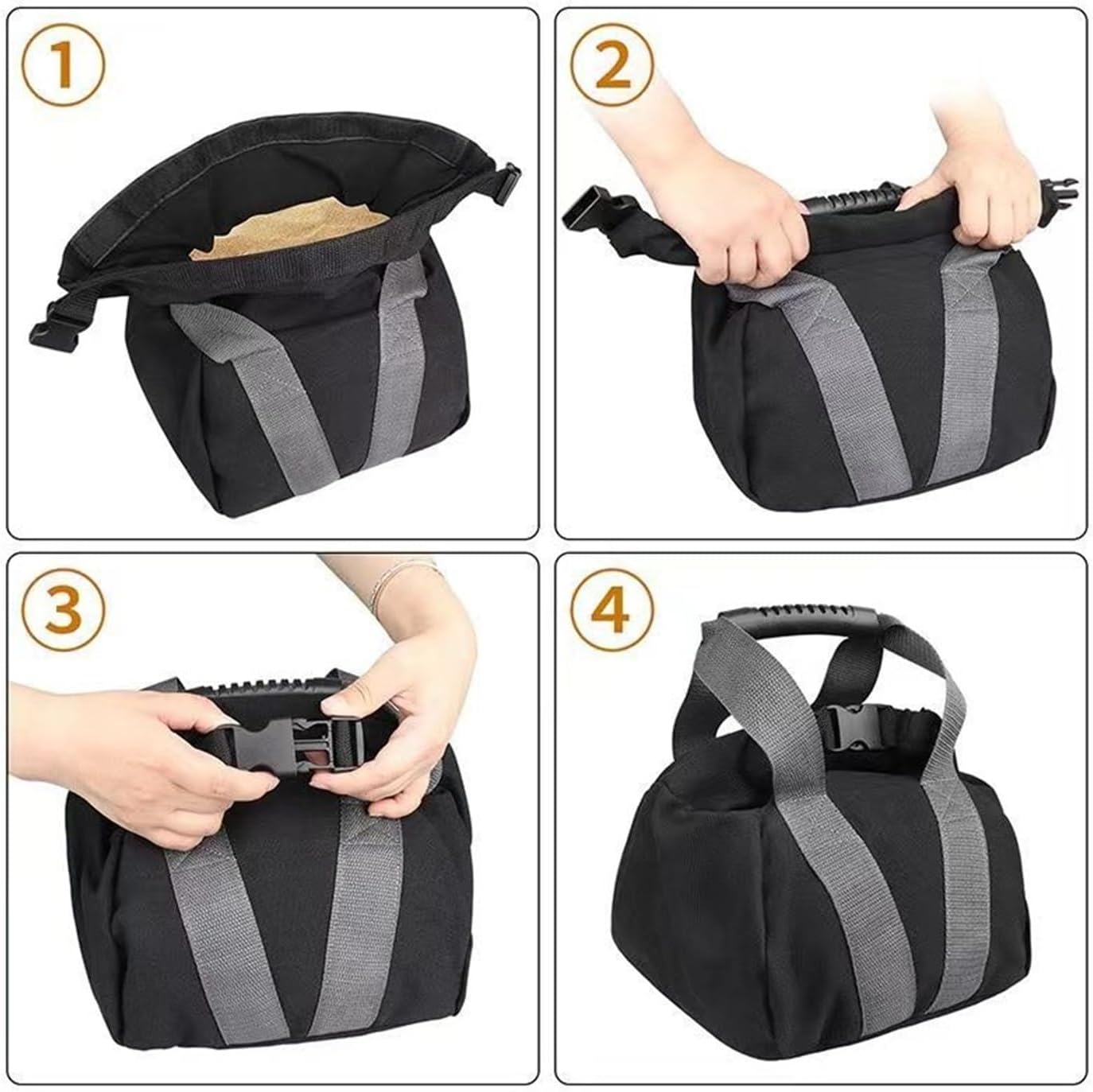 Workout Sandbag,Sandbag for Weight Training Training Arm Fitness Sandbag Weightlifting Adjustable Kettlebell Gym Yoga
