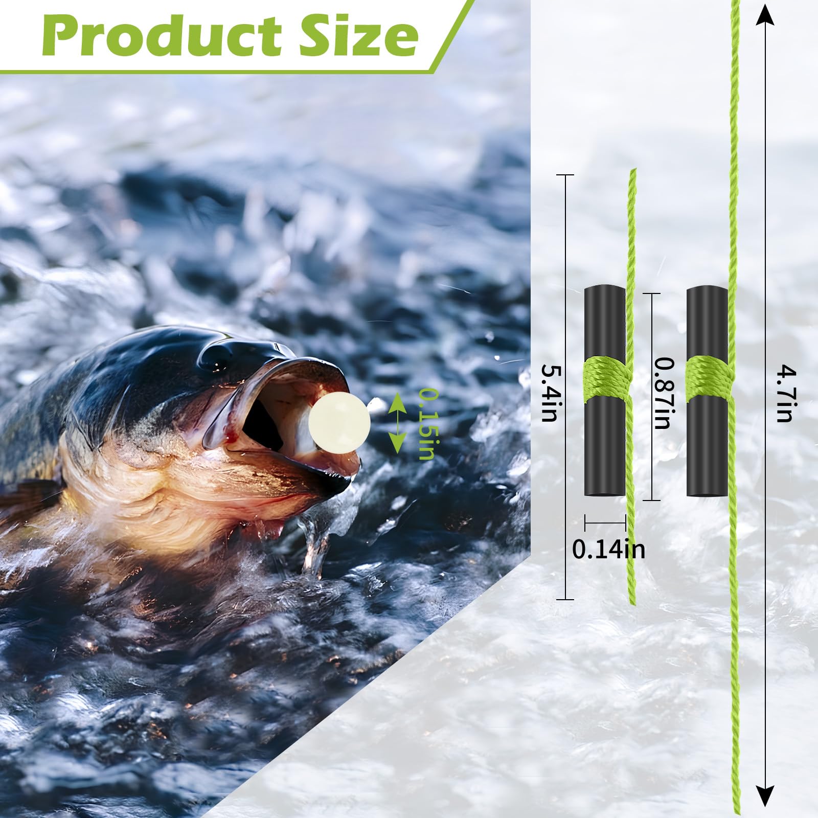 Precision Slip Bobber Stop for Fishing Line - Easy-to-Use Fishing Accessories for Accurate Depth Control