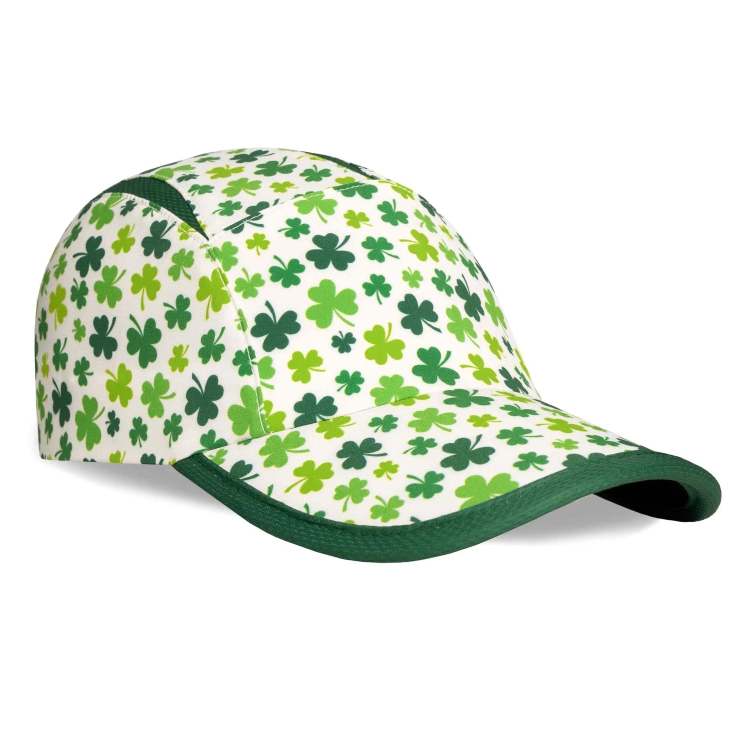 Casquette de baseball Headsweats Go trèfle blanc et vert en taille unique - 6