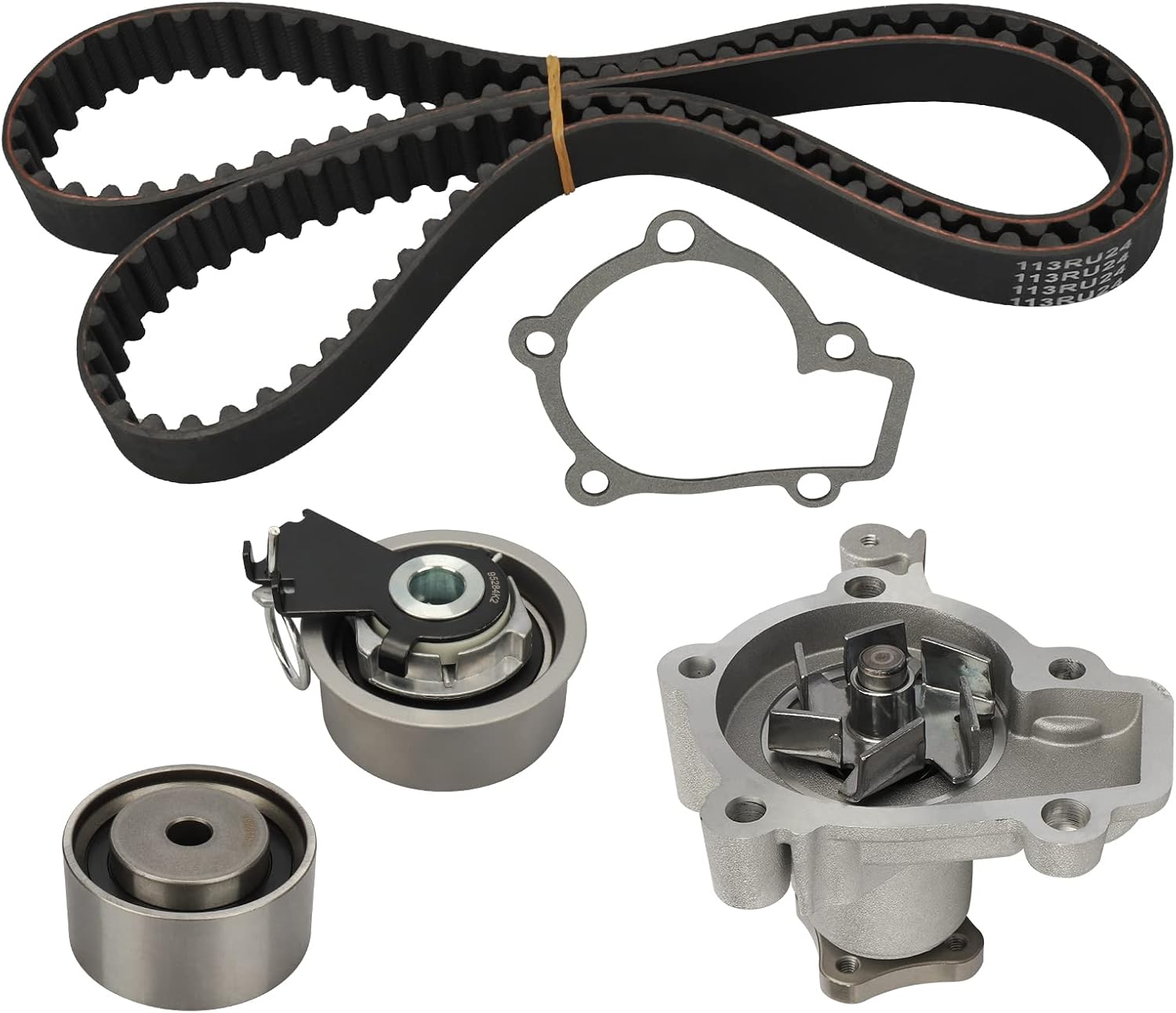 2.0L Engine Timing Belt Kit with Water Pump for Hyundai Elantra 2007-2012, Tiburon 2007-2008, Tucson 2006-2009; for Kia Soul 2010-2011, Spectra/Spectra5/Sportage 2006-2009