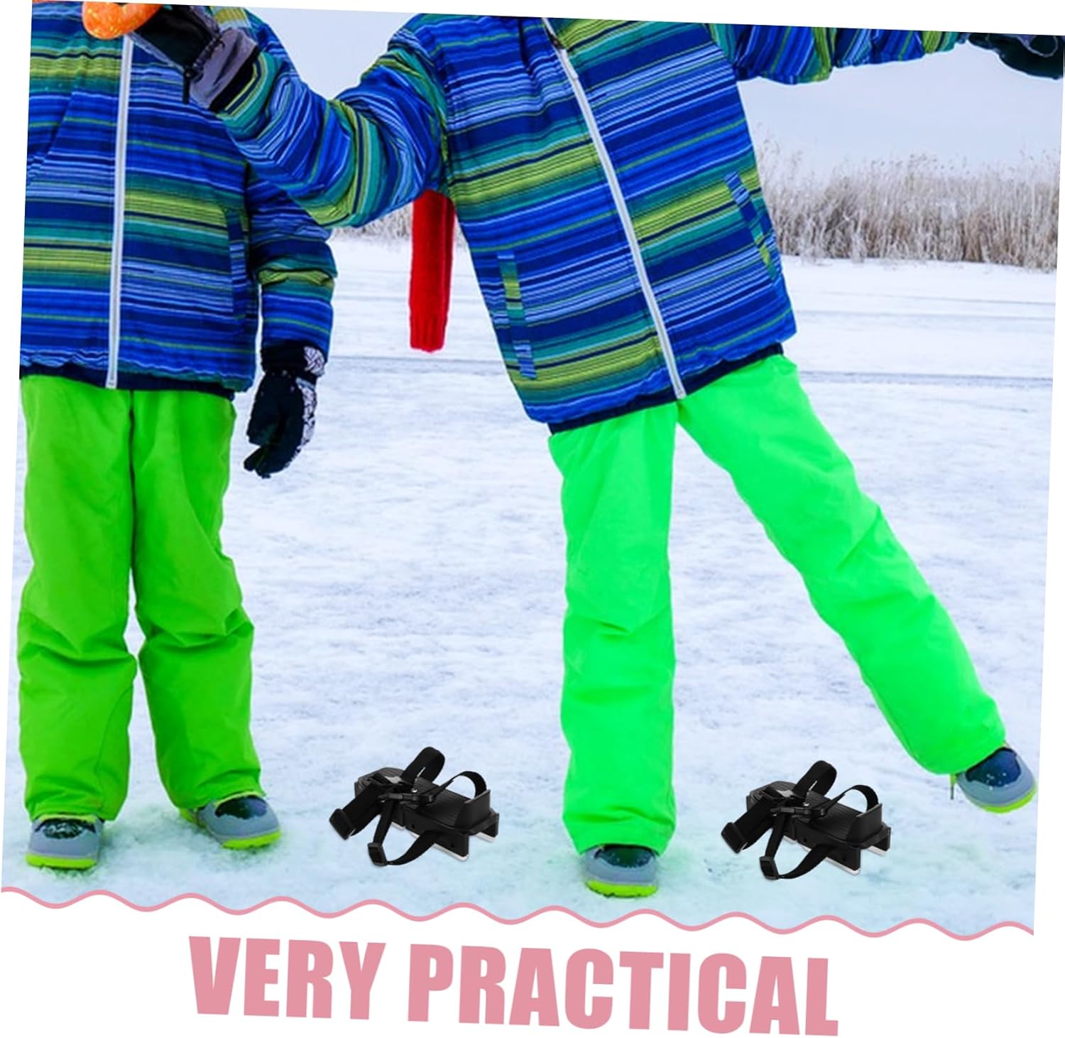 1pair Adjustable Boy Girl Ice Skates for Beginners Lightweight and Comfortable Design for for Boy Girl Skating Activities