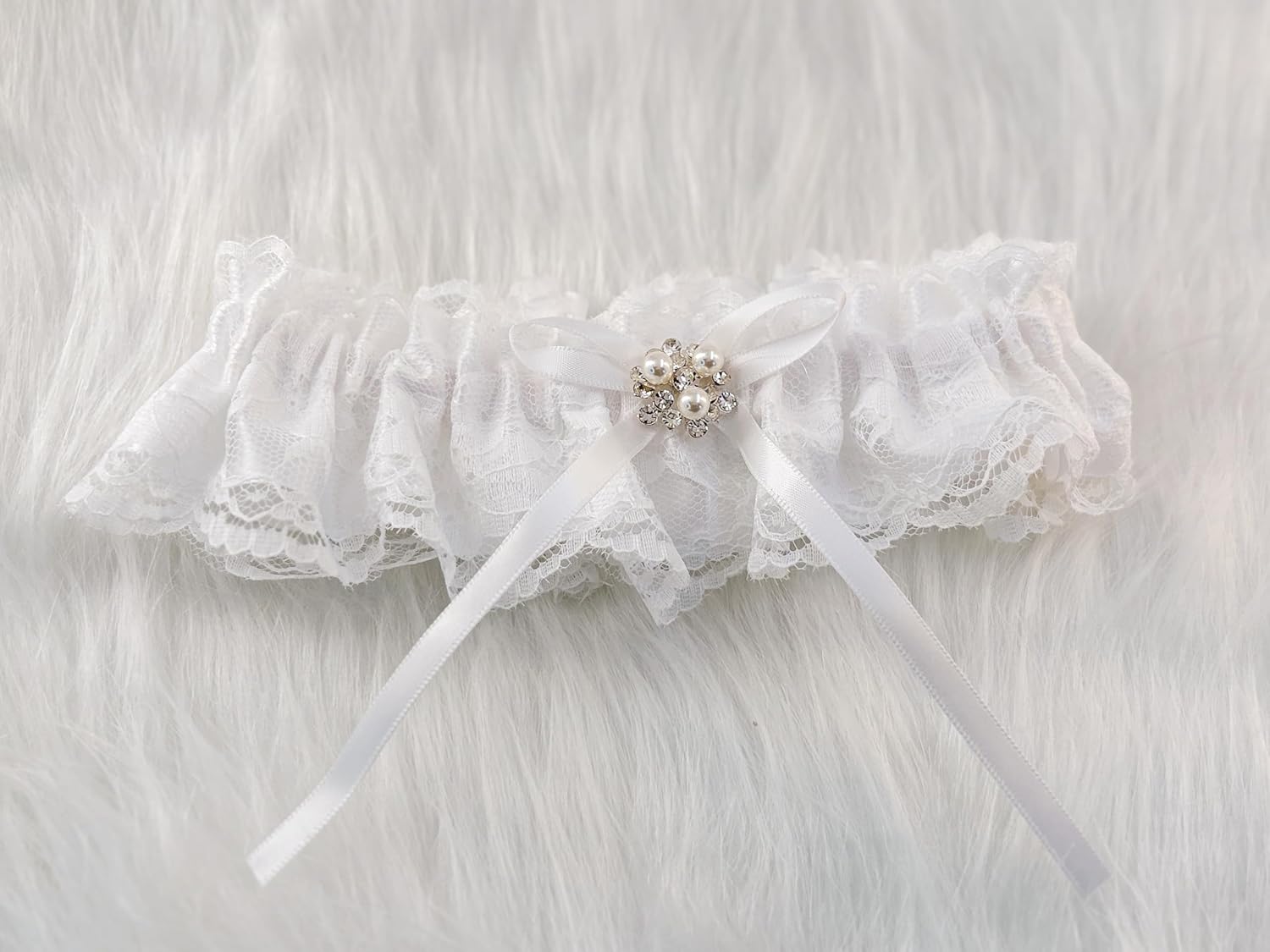 Lace Garter Belt Set with Stretchy Soft Band for Bride Wedding Prom Garter, Women Wedding Bridal Legs Garter Set