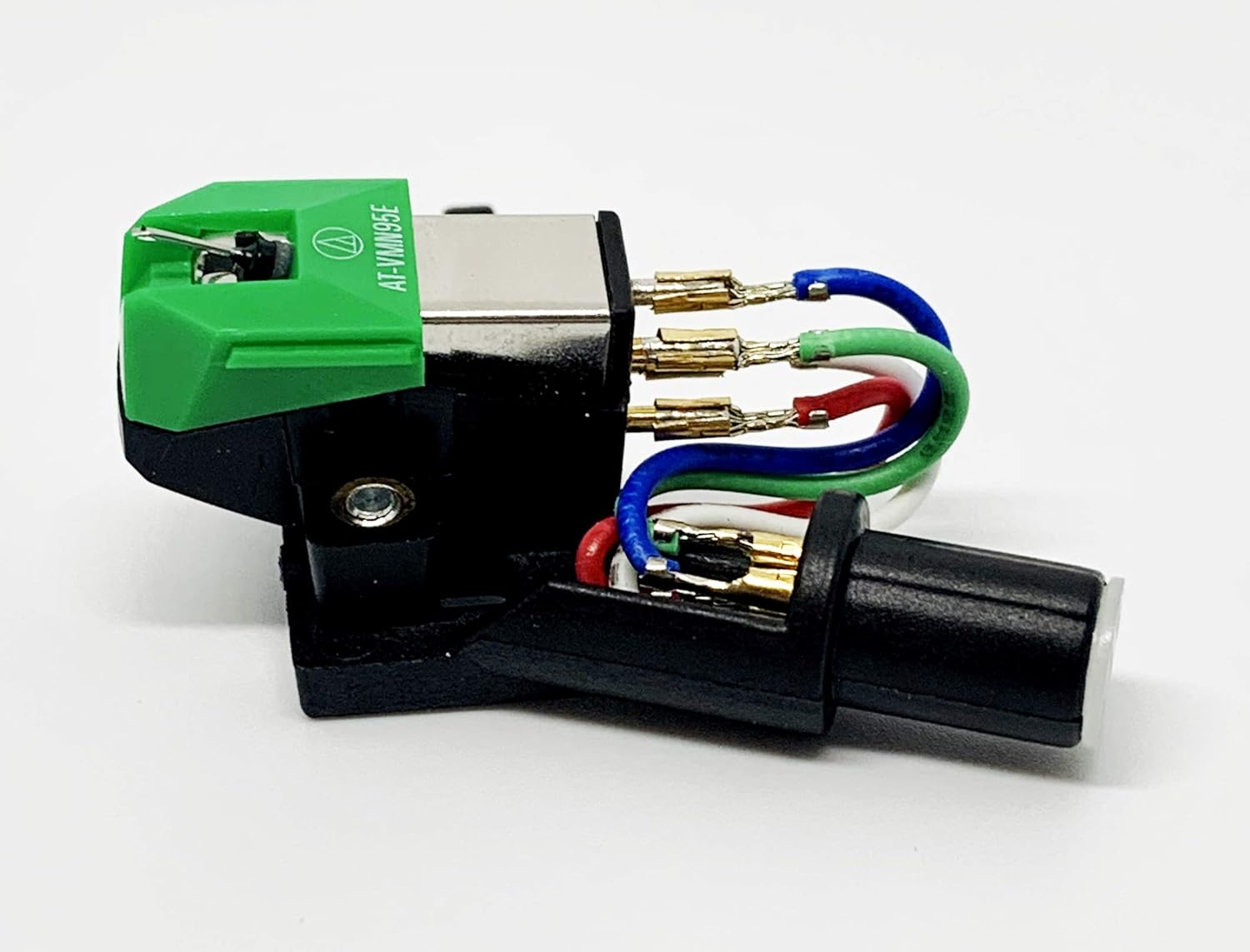 Turntable Headshell & Elliptical Cartridge AT-VM95E for Sanyo Plus Q25, Plus Q40 Plus Q50