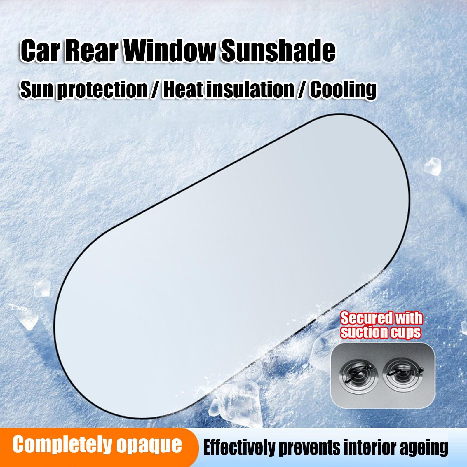 Pare-Soleil Lunette Arrière, pour Dacia Sandero Stepway 3 2012-2024 Pare-Soleil Voiture Arrière Protection Solaire Anti-UV Store Occultant Vitre Arrière