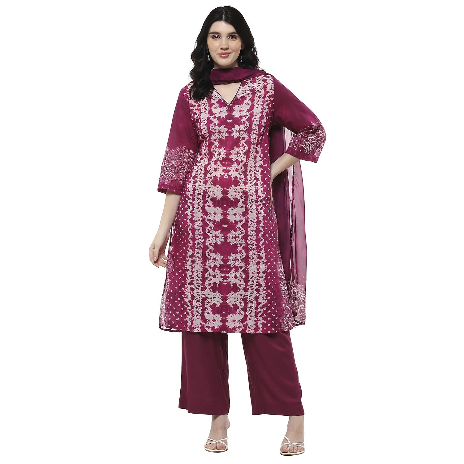 biba Women Cotton Straight Printed Suit Set-picture-36