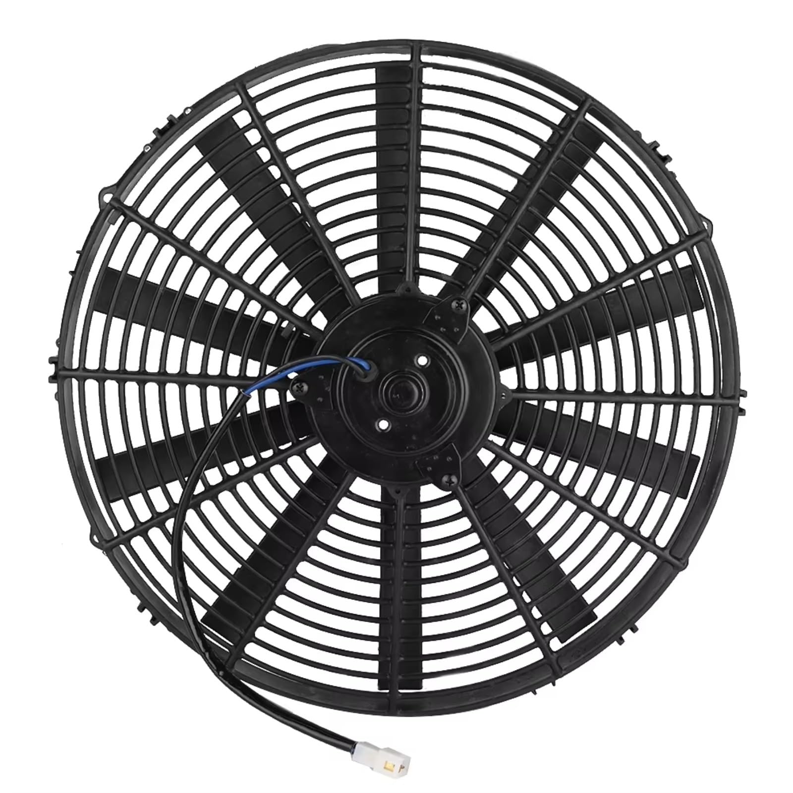 Refroidissement Universel 12V 120W 16 Pouces Lame Droite Pour Voiture Connseur Climatiseur Ventilateur Refroidissement Électrique Radiateur Moteur Ventilateur Radiateur