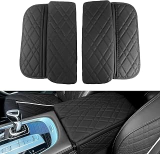Leather Center Console Cover for BMW 2019-2025 2026 X5 G05 X7 G07 | for BMW 2020-2026 X6 G06, Protective Waterproof Armrest Cover with Side Storage Pocket Seat Organizer Interior Accessories