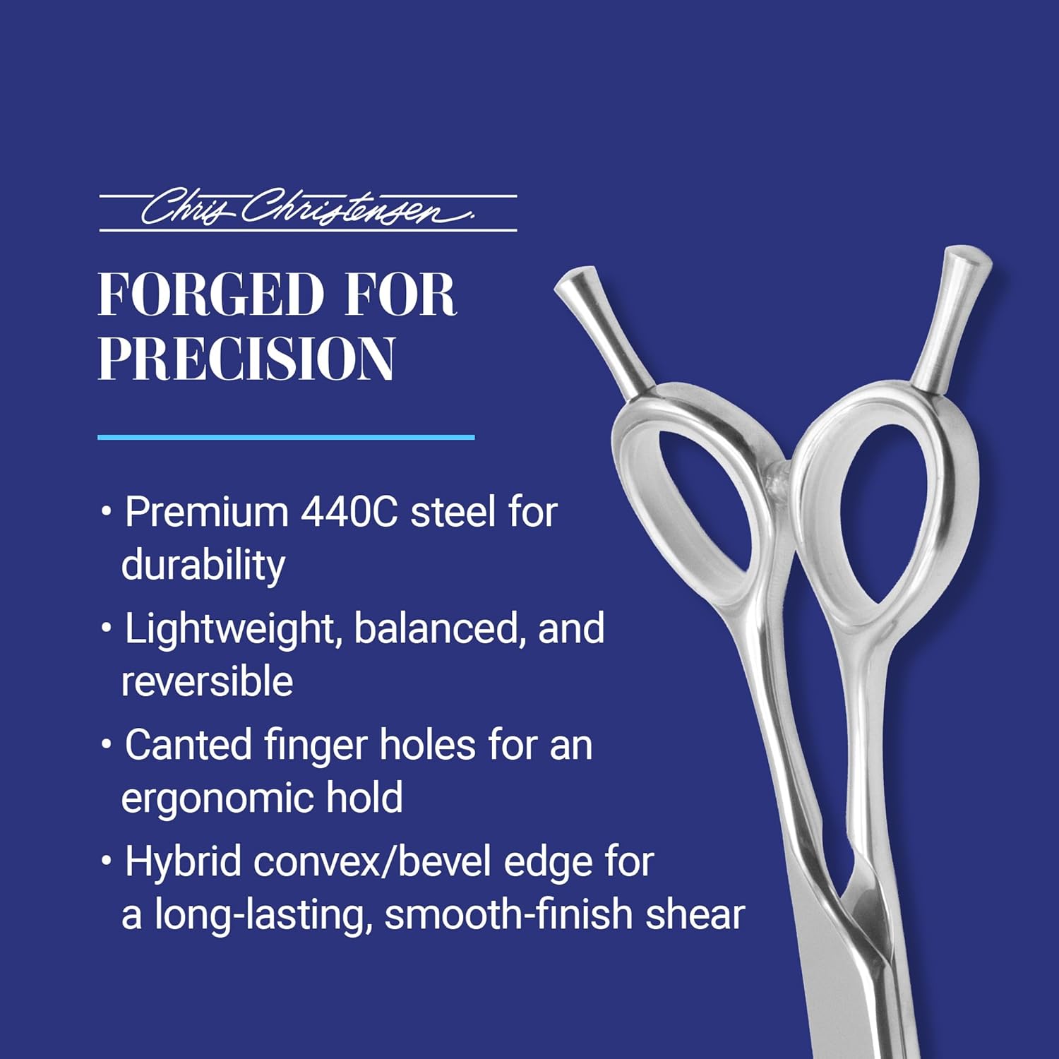 Chris Christensen Classic Series Grooming Shears, Full Set of Shears With Case, Groom Like a Professional, Any Skill Level, Made From 440C Japanese Steel