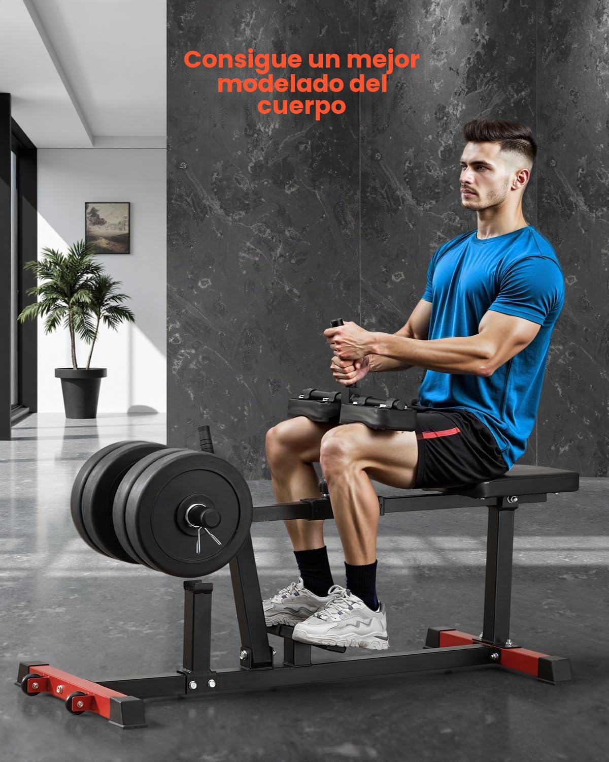 VEVOR Máquina de prensa de piernas, capacidad de 700/550/440 libras, máquinas especiales de piernas para la parte inferior del cuerpo, entrenamiento de fuerza ajustable para prensas de alta intensidad