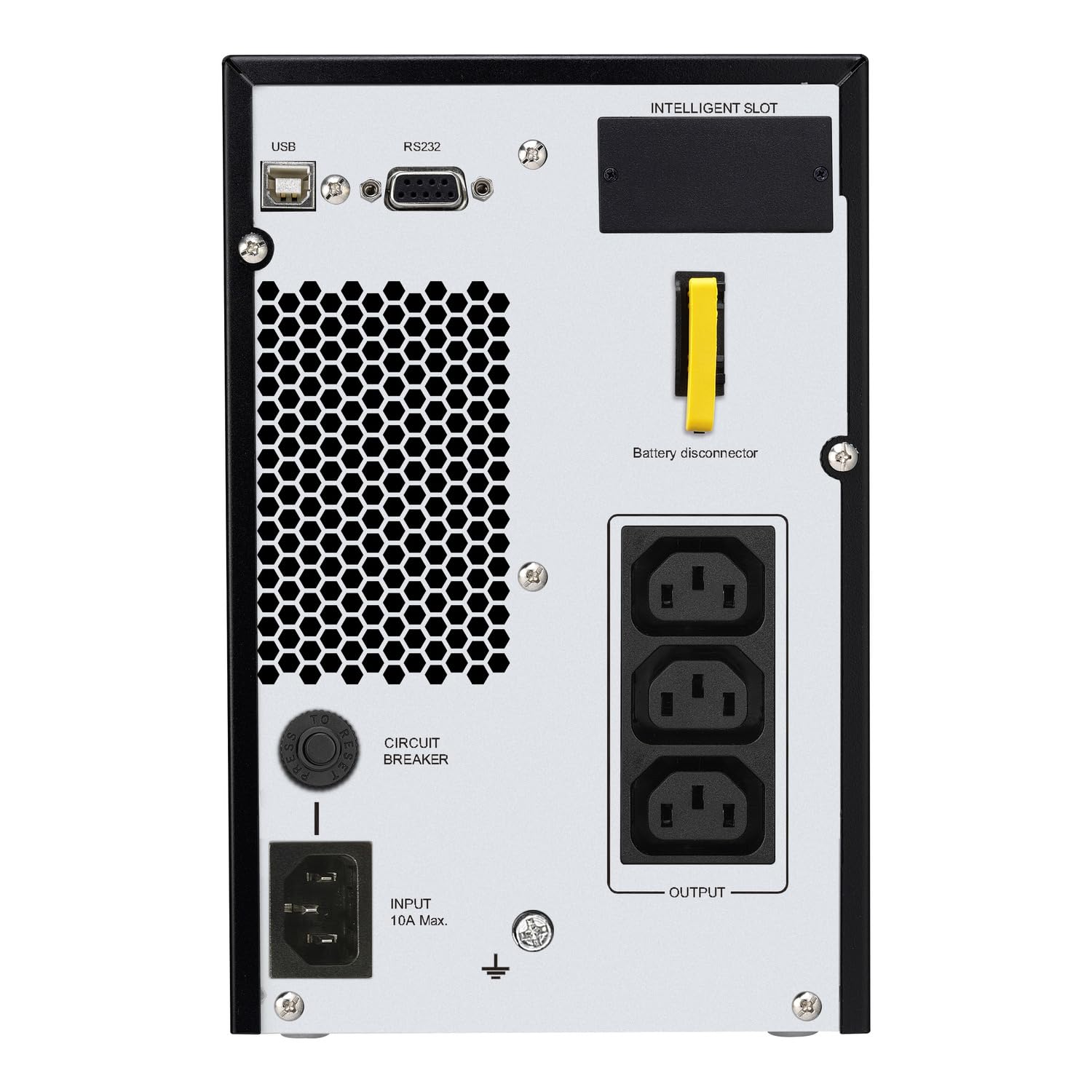 APC Easy UPS on-Line, 1000 VA/800 W, Tour, 230 V, 3 Prises IEC C13, Emplacement pour Carte Intelligente, écran LCD
