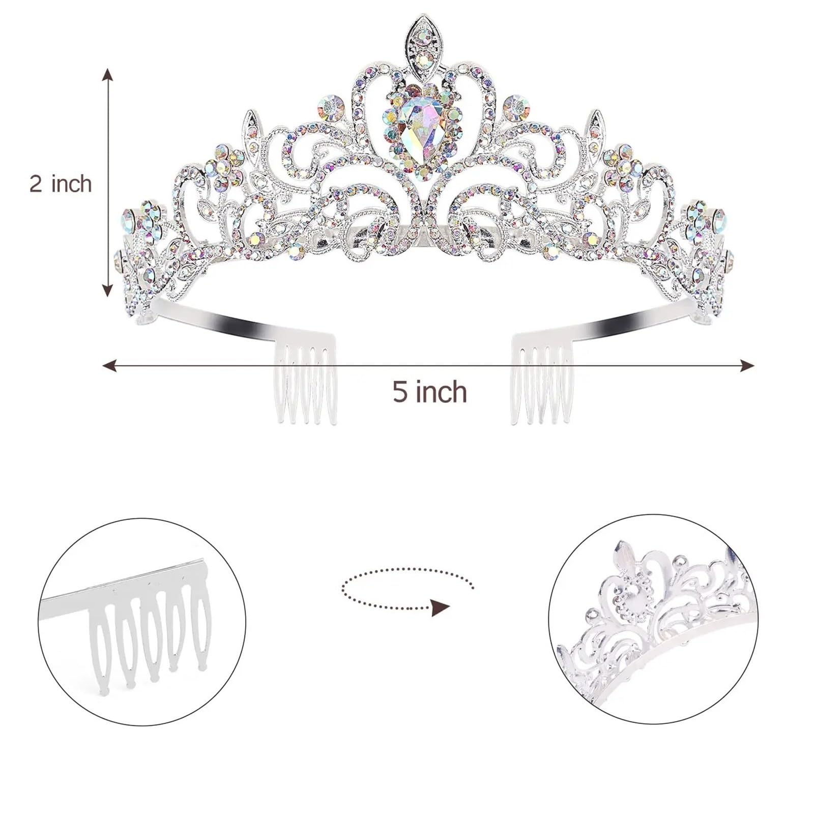 Corone di compleanno for donne Buon Queen Tiara Per donna