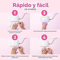 Vista 8 de Lámpara secadora de uñas SUNUV de 24 W. , Rosado