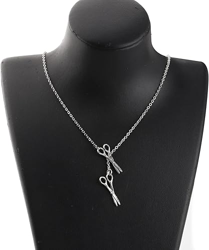 Miniatura 5 de WUSUANED Collar de tijera Lariat, regalo divertido para peluquería, regalos de agradecimiento para estilistas, regalos de graduación
