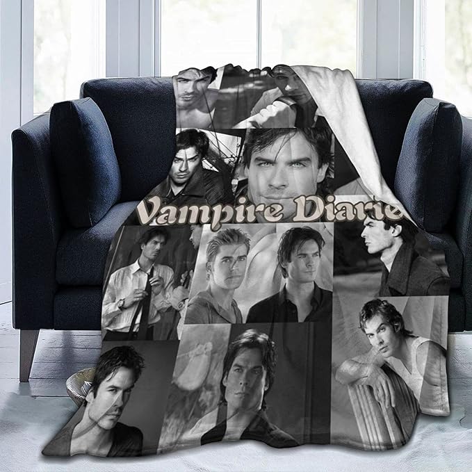 Amazon.de Vampire Diaries Decke, weiche und warme FlanellFleece