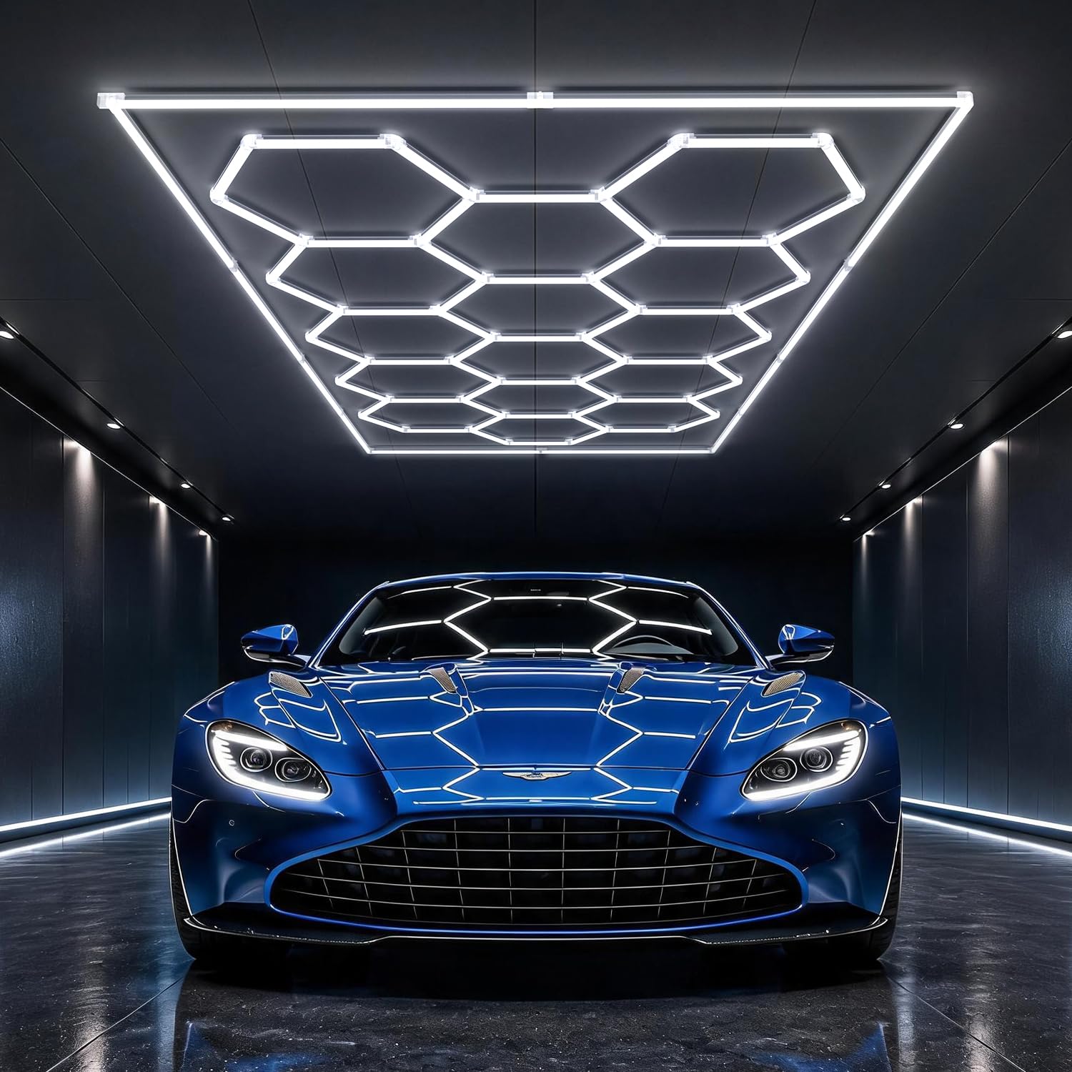 Amazon.com: HYPERLITE Gen II Hexagon Garage Lights: 624W 62400LM