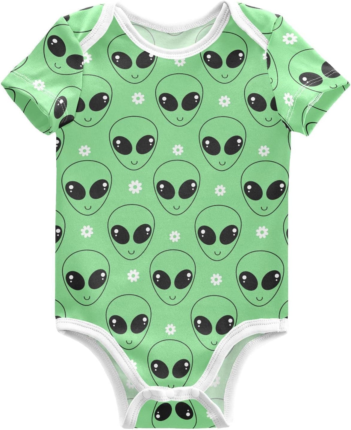 Unisex Baby Short Sleeve Bodysuits Boy Girl Cotton Newborn Outfit Clothes 0-24 Months
