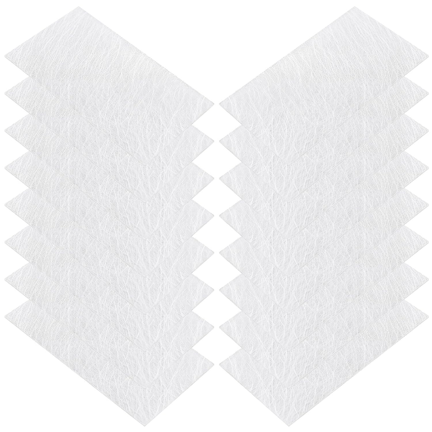 Hemobllo 100pcs Fiberglass Nail Wraps for Weak and Soft Nails Natural Reinforcement with Flexible Fiber Material Thin Extension Fiberglass Silk Sheets for Professional Settings and Beauty