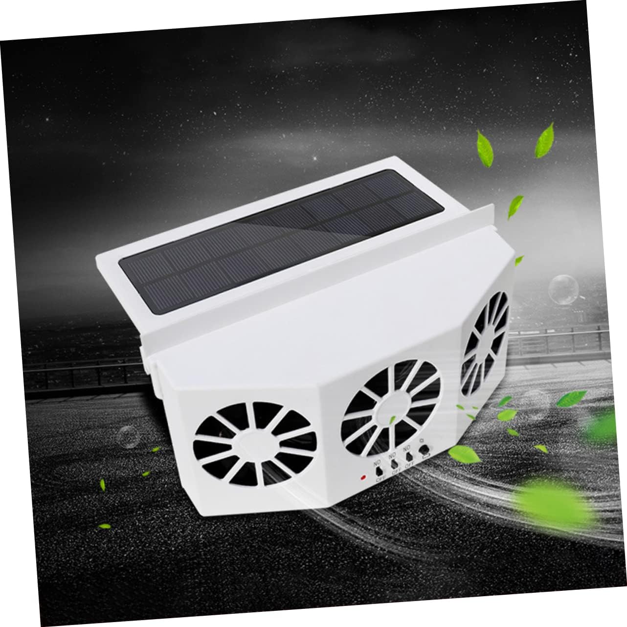 Solar Powered Car Air Conditioning Efficient Car Window Easy Install 3 Motors