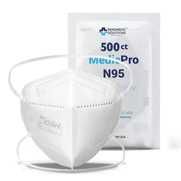 Buy MedicPro N95 Mask NIOSH Approved, Individually Wrapped, N95