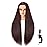 Hairlink 26-28\'\' Mannequin Head Synthetic Fiber Hair Styling Training Head Dolls for Cosmetology Manikin Maniquins Practice Head with Stand (6611LB0420)