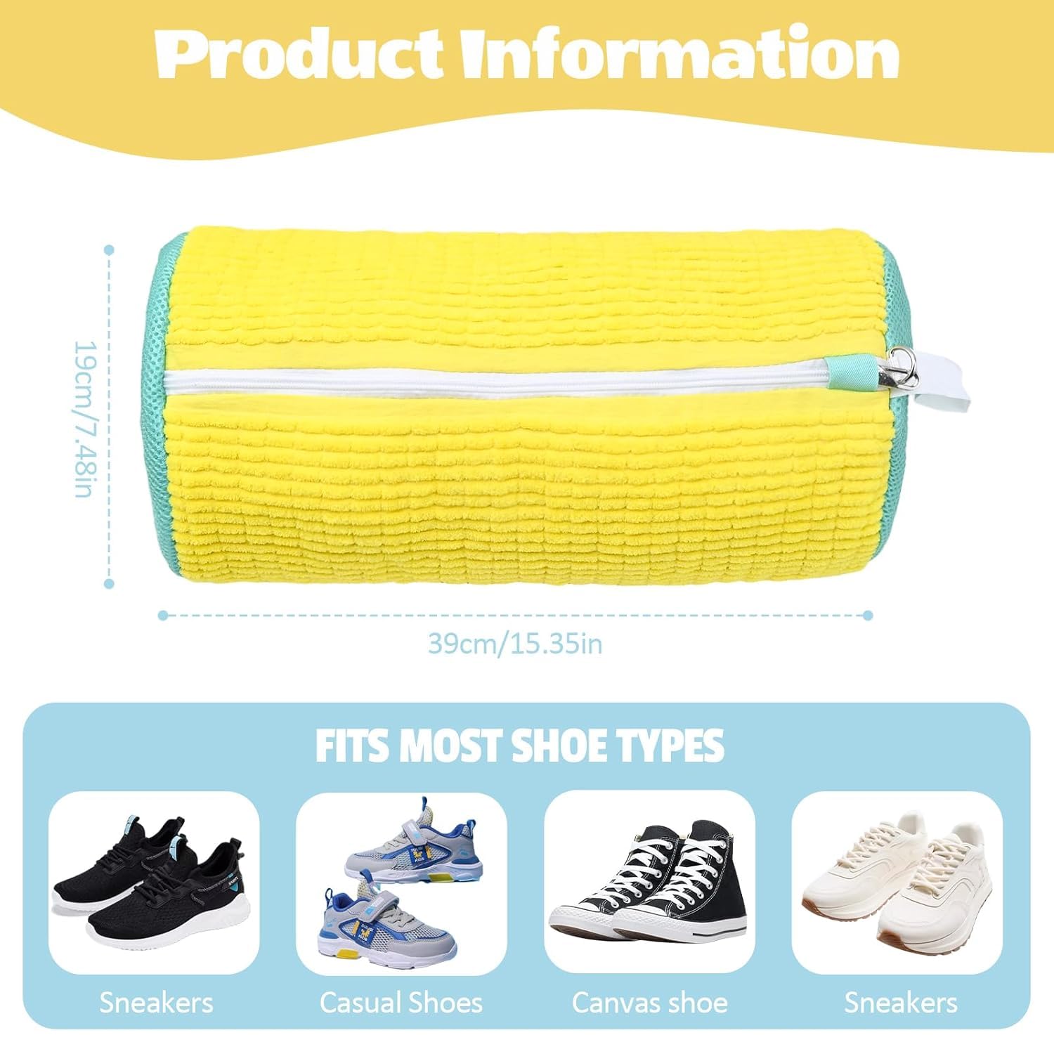 2 Stück Schuhwaschbeutel Waschmaschine, Schuhbeutel Waschmaschine Wäschesack Schuhe Multi Wiederverwendbarer Sneaker Waschbeutel Perfekt für Schuhschutz