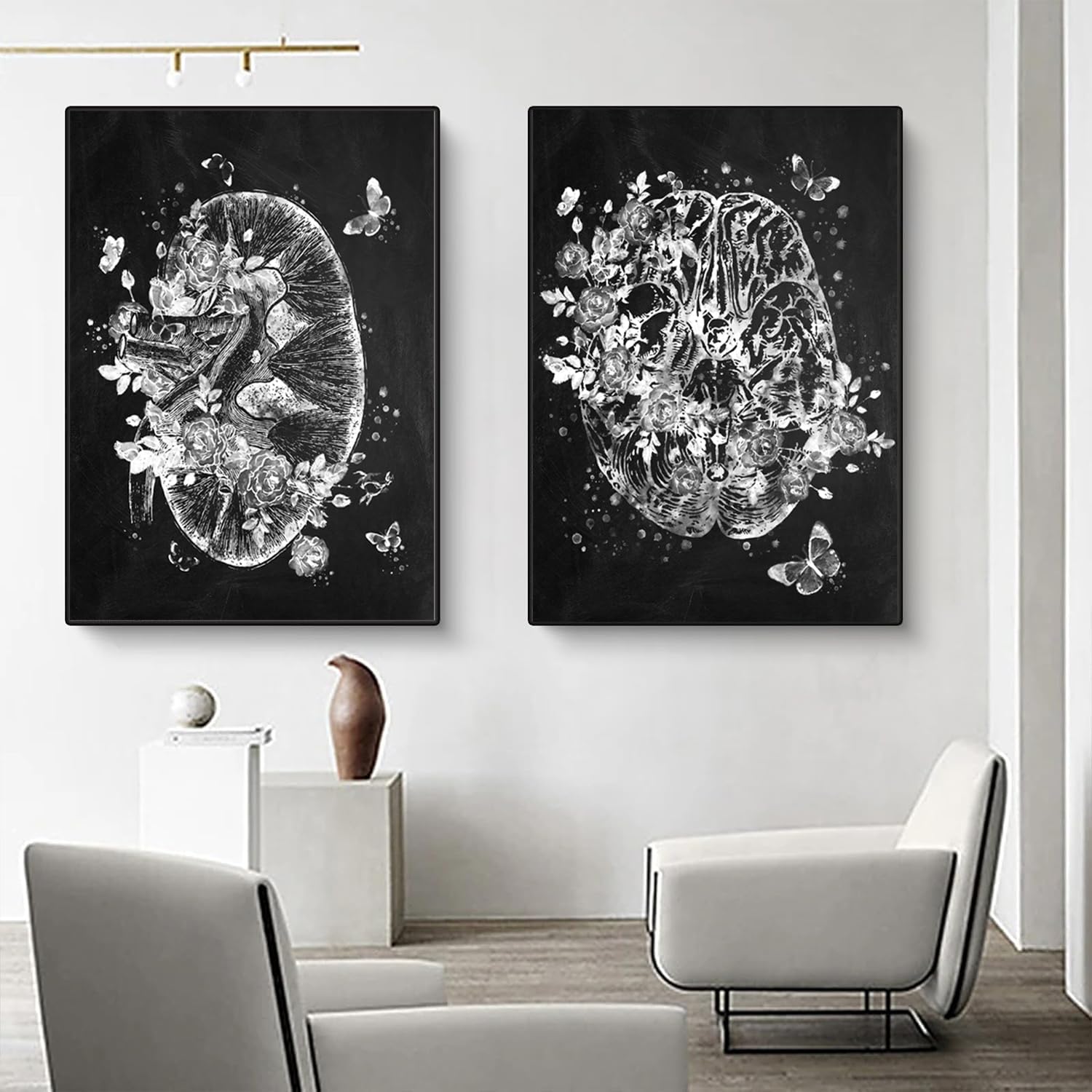 KAIDAARTLH Abstract Medicine Anatomy Poster, Organs Heart Brain Canvas Pictures - Image 3