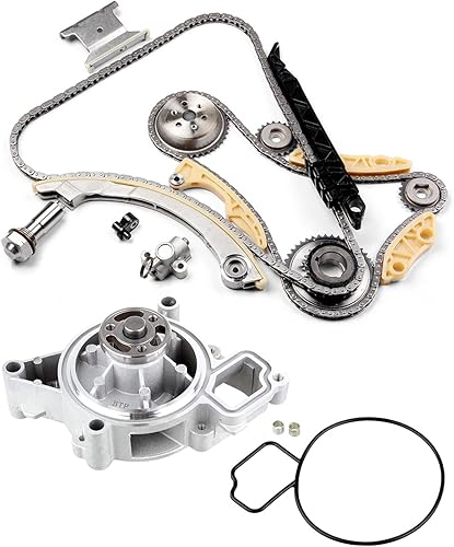 SCITOO Kit de cadena de distribución del motor con bomba de agua - 94201S AW5092 apto para Buick Regal LaCrosse Verano Captiva Sport Equinox Malibu