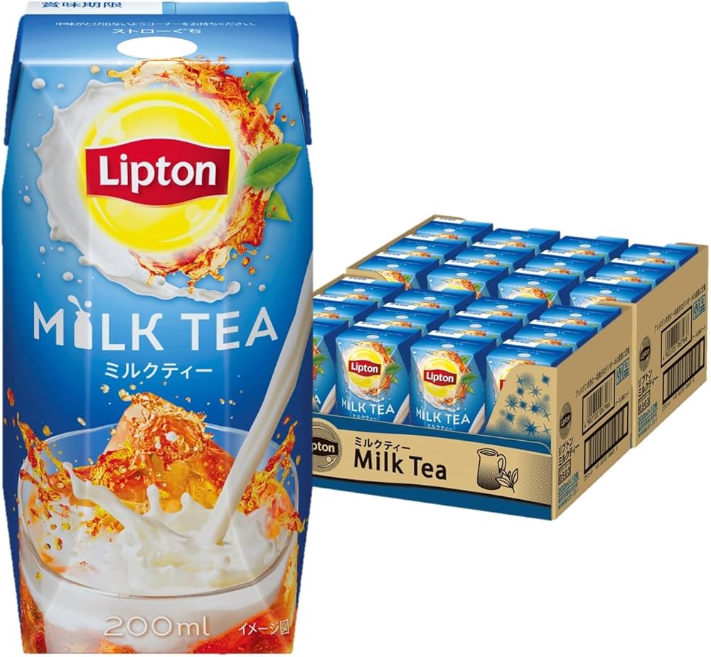 Amazon.co.jp: Lipton Milk Tea, 6.8 fl oz (200 ml), Tea Beverages